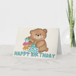 Boo Boo Bear Happy Birthday Grußkarte 6 Karte