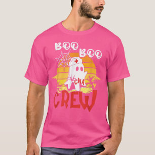 Boo Boo Crew CNA Ghost Nurse Kostüme Girls Funny H T-Shirt