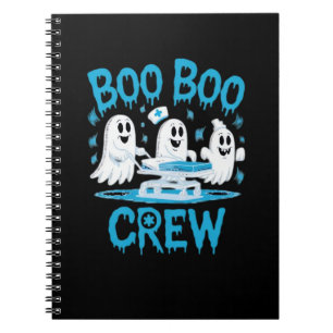 Boo Boo Crew Geist Paramedic Krankenschwester Hall Notizblock