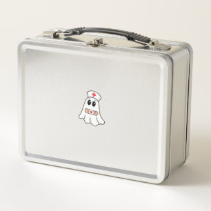 BOO BOO CREW Geisterkrankenschwester Lustiger Hall Metall Brotdose