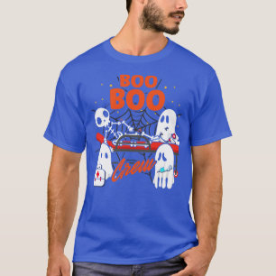 Boo Boo Crew Ghost Paramedic Doctor EMT Nurse Hall T-Shirt