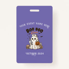 Boo Boo Crew Halloween Abzeichen für Krankenschwes Ausweis