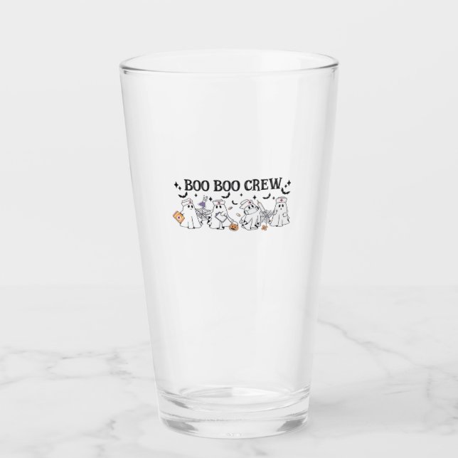 boo Boo Crew Halloween Classic T-Shirt Glas (Vorderseite)