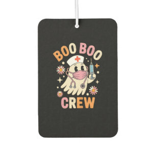 Boo Boo Crew Halloween-Geist Krankenschwester Esse Autolufterfrischer
