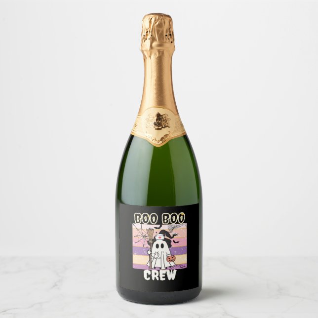 Boo Boo Crew Halloween Ghost Nurse Essential T-Shi (Vorderseite)