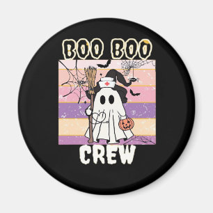 Boo Boo Crew Halloween Ghost Nurse Essential T-Shi Magnet
