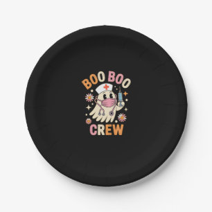 Boo Boo Crew Halloween Ghost Nurse Essential T-Shi Pappteller