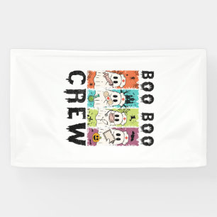 Boo Boo Crew Halloween Krankenschwester Banner