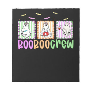 Boo Boo Crew Halloween Krankenschwester Essential  Notizblock