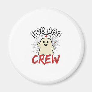 Boo Boo Crew Halloween Krankenschwester Geist Vint Magnet