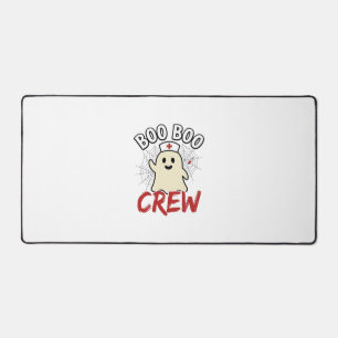 Boo Boo Crew Halloween Krankenschwester Geist Vint Schreibtischunterlage