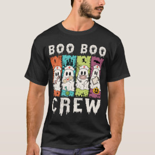 Boo Boo Crew Halloween Krankenschwester T-Shirt