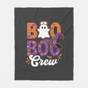 Boo Boo Crew Halloween-Nurse-Geister-Design Fleecedecke