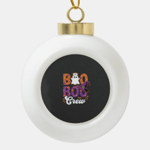 Boo Boo Crew Halloween-Nurse-Geister-Design Keramik Kugel-Ornament