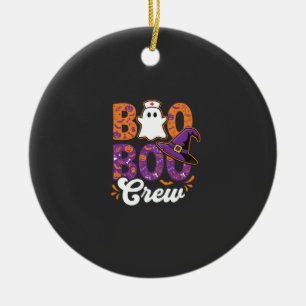 Boo Boo Crew Halloween-Nurse-Geister-Design Keramik Ornament