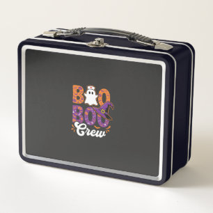 Boo Boo Crew Halloween-Nurse-Geister-Design Metall Brotdose