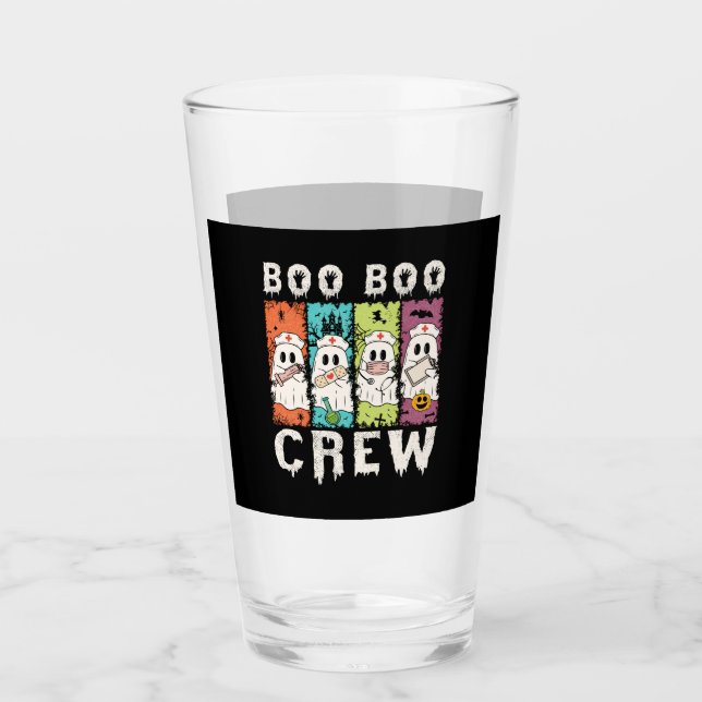 Boo Boo Crew Halloween Nurse Glas (Vorderseite)