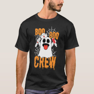 Boo Boo Crew Krankenschwester Gespenst Halloween K T-Shirt