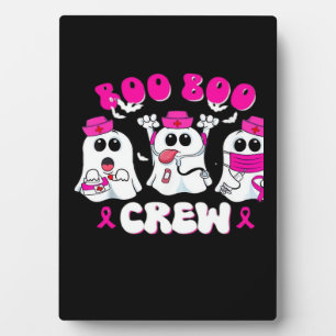 Boo Boo Crew Krankenschwester Halloween-Kostüm Gei Fotoplatte