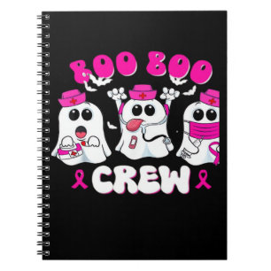 Boo Boo Crew Krankenschwester Halloween-Kostüm Gei Notizblock