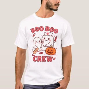 Boo Boo Crew Krankenschwester Lustiger Halloween-G T-Shirt