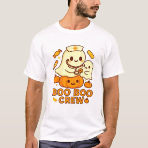 Boo Boo Crew Krankenschwester Lustiger Halloween-G T-Shirt