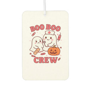 Boo Boo Crew Krankenschwester Lustiges Halloween-G Autolufterfrischer