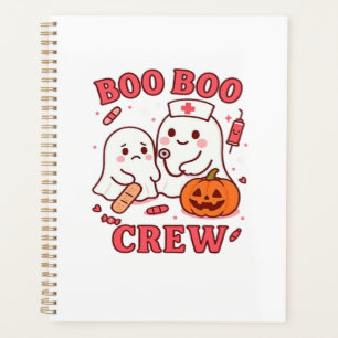 Boo Boo Crew Krankenschwester Lustiges Halloween-G Planer