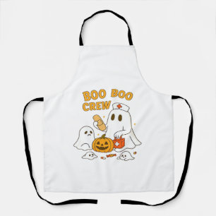 Boo Boo Crew Krankenschwester Lustiges Halloween-G Schürze