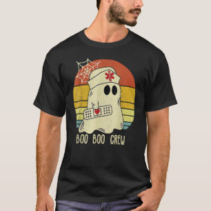 Boo Boo Crew Krankenschwester-Shirt Lustiger Geist T-Shirt