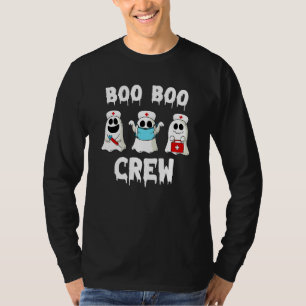 Boo Boo Crew Krankenschwester und Arzt Geister Hal T-Shirt