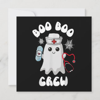 Boo Boo Crew Niedlich Nurse Ghost Funny Halloween
