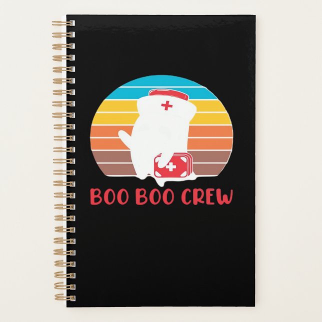 Boo Boo Crew Nurse Funny Ghost Halloween Classic T (Devant)