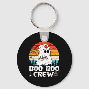 Boo Boo Crew Nurse Funny Ghost Women Halloween Nur Schlüsselanhänger