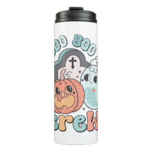 Boo Boo Crew Nurse Funny Ghost Women Halloween Thermosbecher
