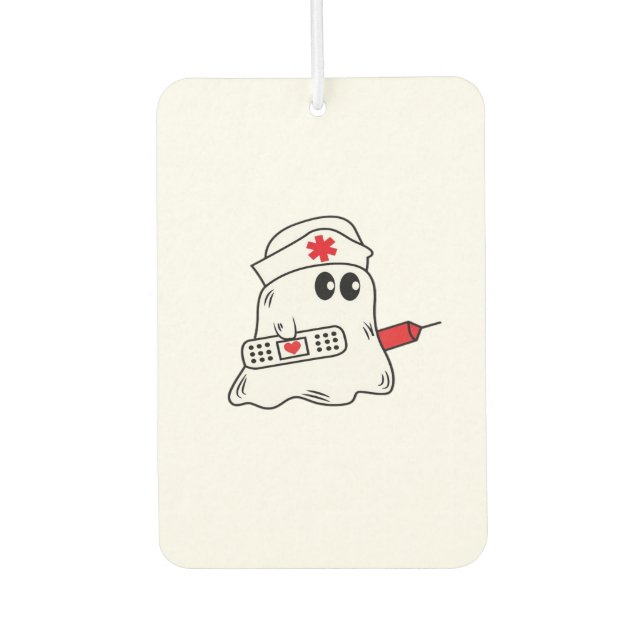 Boo Boo Crew Nurse Halloween Ghost Funny Oversized Autolufterfrischer (Vorderseite)