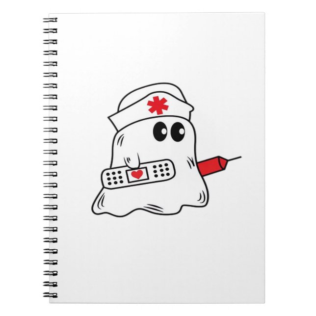 Boo Boo Crew Nurse Halloween Ghost Funny Oversized Notizblock (Vorderseite)