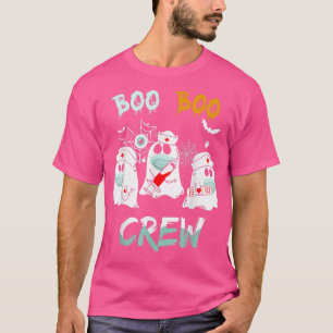 Boo Boo Crew Nurse Halloween Ghost Kostüm Matchin T-Shirt
