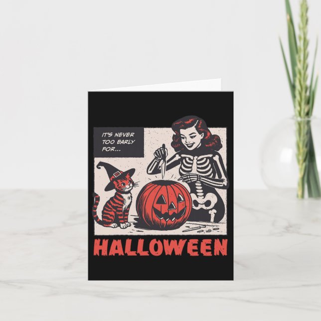 Boo Boo Crew Nurse Halloween Ghost Skelett Kranken Karte (Vorderseite)