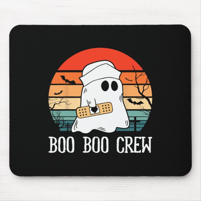 Boo Boo Crew Nurse Halloween Krankenschwester für  Mousepad (Vorne)