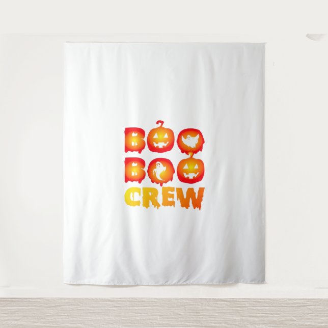 Boo Boo Crew Oversifizierter T - Shirt Wandteppich (Vorderseite)