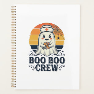 Boo Boo Crew Süße Krankenschwester Geist Halloween Planer
