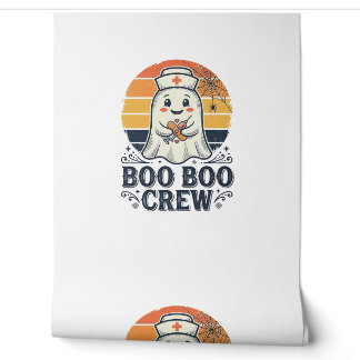 Boo Boo Crew Süße Krankenschwester Geist Halloween Tapete