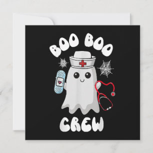 Boo Boo Crew Süße Krankenschwester Geist Lustiges 