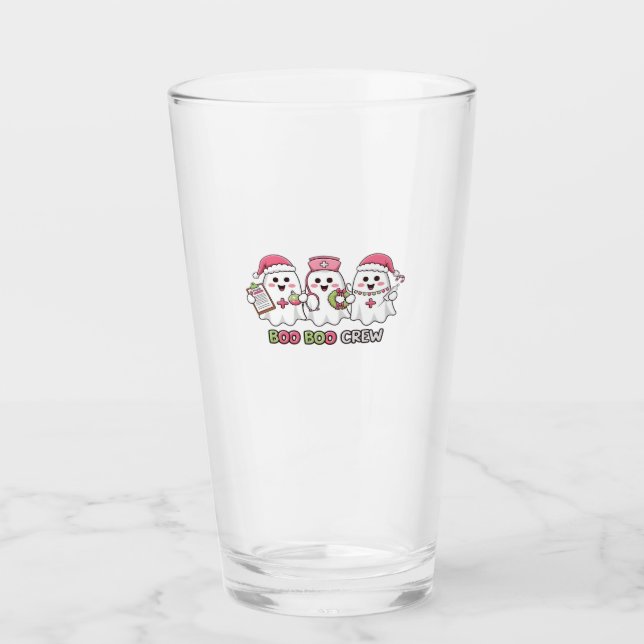 Boo Boo Crew Weihnachten, Geist Krankenschwester O Glas (Vorderseite)