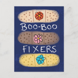 Boo-Boo Fixer Bandaid Postkarte