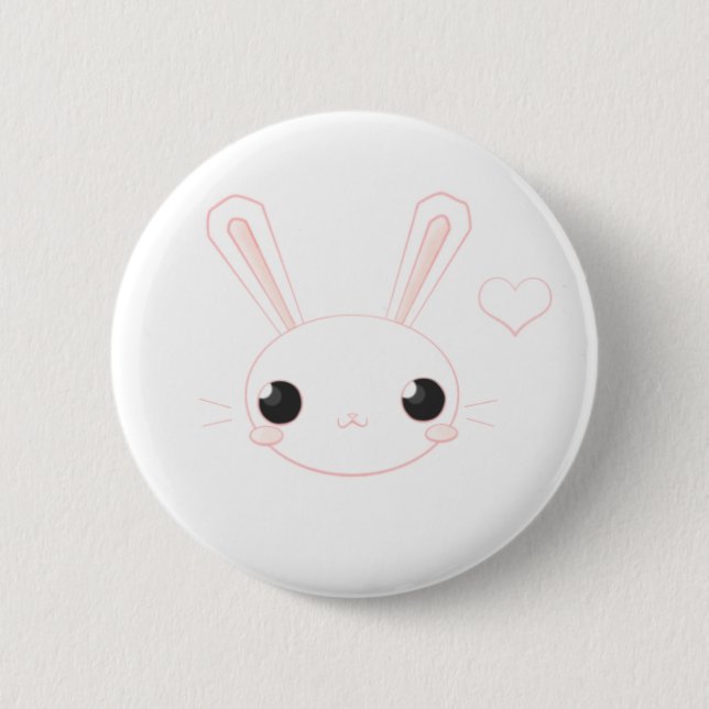 Boo-Boo-Häschenchan-Knopf Button (Vorderseite)