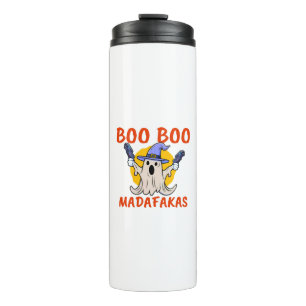 Boo Boo Madafakas Lustiger Halloween-Geist Thermosbecher