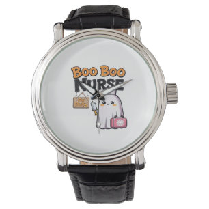 Boo Boo Nurse on Duty Classic T - Shirt Armbanduhr
