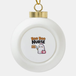 Boo Boo Nurse on Duty Classic T - Shirt Keramik Kugel-Ornament